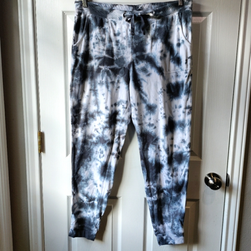 Green tea tye dye joggers women's size XXL